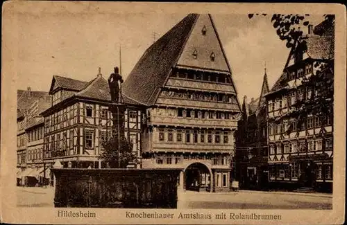 10 alte Ak Hildesheim in Niedersachsen, diverse Ansichten
