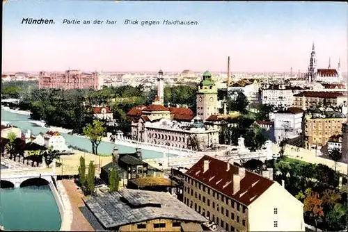 10 alte Ak München Bayern, diverse Ansichten