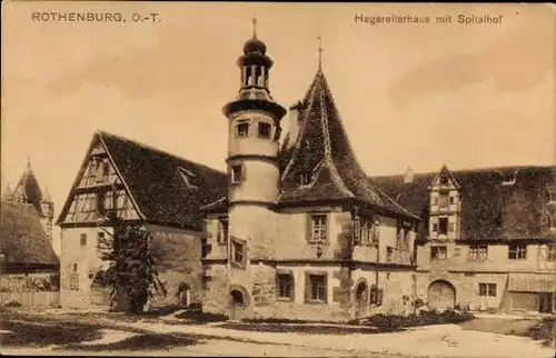 10 alte Ak Rothenburg ob der Tauber Mittelfranken, diverse Ansichten