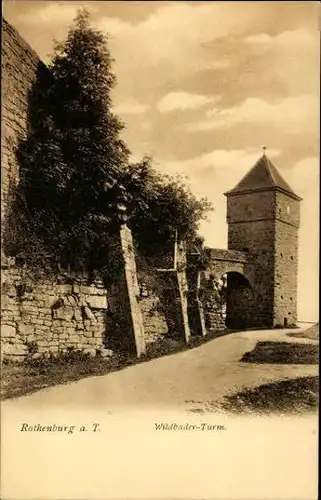 10 alte Ak Rothenburg ob der Tauber Mittelfranken, diverse Ansichten