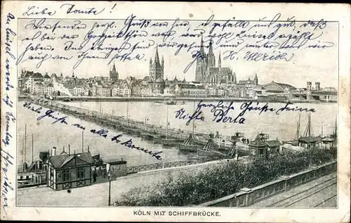 10 alte Ak Köln am Rhein, diverse Ansichten