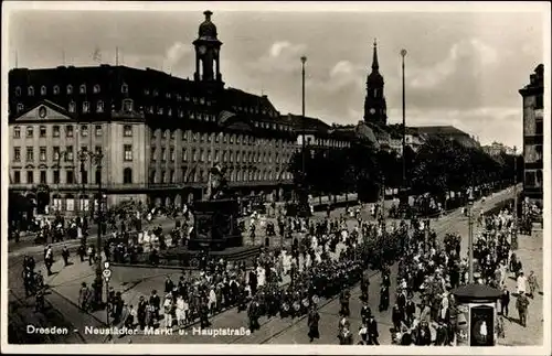 10 alte Ak Dresden, diverse Ansichten