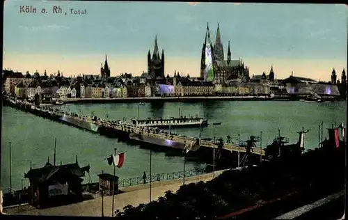 10 alte Ak Köln am Rhein, diverse Ansichten