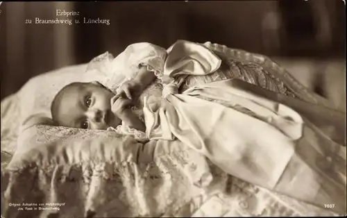 Ak Erbprinz zu Braunschweig und Lüneburg, Kinderportrait, Liersch 7007