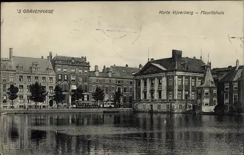 Ak 's Gravenhage Den Haag Südholland, Korte Vijverberg, MAuritshuis