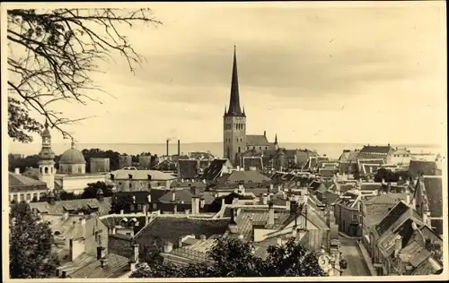 Ak Tallinn Reval Estland, Blick vom Dom, Kirchturm