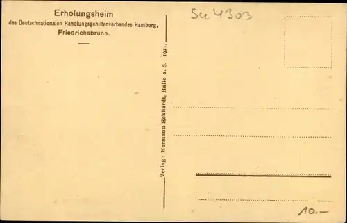 Ak Friedrichsbrunn Thale im Harz, Kurhaus 