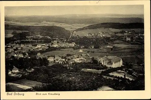 Ak Bad Driburg Nordrhein Westfalen, Blick zum Kreuzberg 