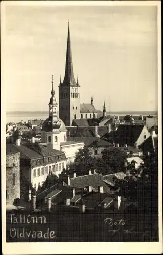 Foto Ak Tallinn Reval Estland, Stadt, Kirche
