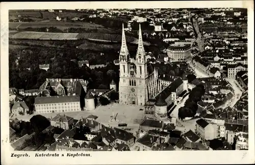 Ak Zagreb Kroatien, Katedrala s Kaptolom