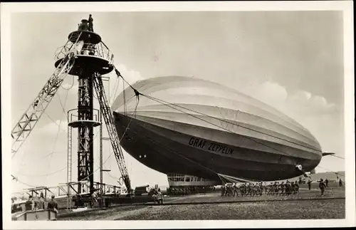 Ak LZ 127, Graf Zeppelin, Ankermast