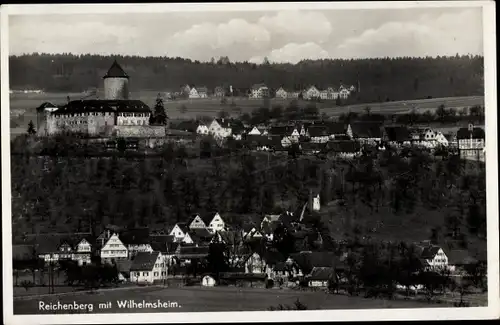 Ak Reichenberg Oppenweiler in Baden Württemberg, Wilhelmsheim, Panorama 