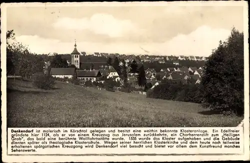 Ak Denkendorf in Baden Württemberg, Panoramaansicht von Ortschaft