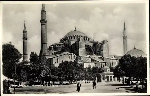 Ak Konstantinopel Istanbul Türkei, Mosquée Ste. Sophie