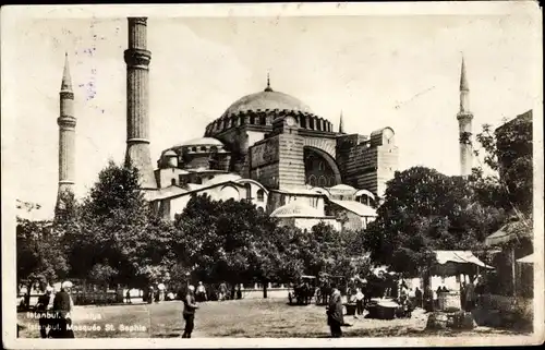 Ak Konstantinopel Istanbul Türkei, Mosquée Sainte Sophie