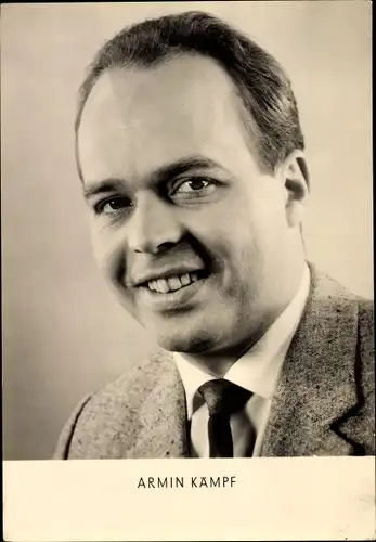 Ak Schauspieler Armin Kämpf, Portrait