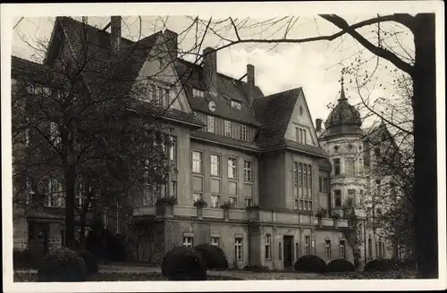 Ak Woltersdorf in Schleswig Holstein, Erholungsheim des dt. Jugendbundes für E. C., Vorderansicht