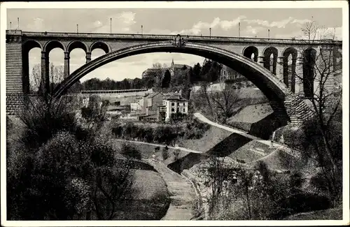 Ak Luxemburg, Pont Adolphe