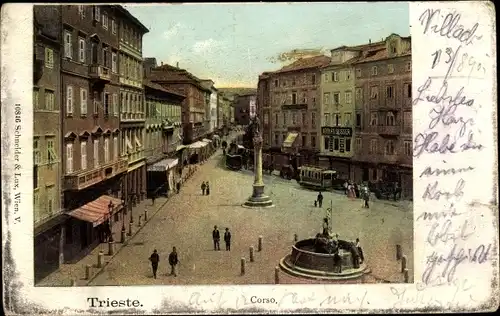Ak Triest Friuli Venezia Giulia, Corso, G. Adolfo Seisser