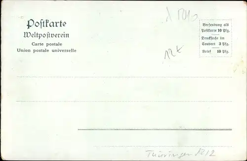 Künstler Ak Erfurt in Thüringen, Historischer Festzug 1902, Jagdzug der Germanen
