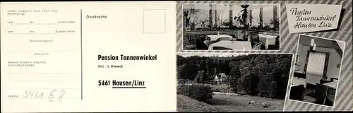 Klapp Ak Hausen an der Wied, Pension Tannenwinkel, Inh. L. Bleeck