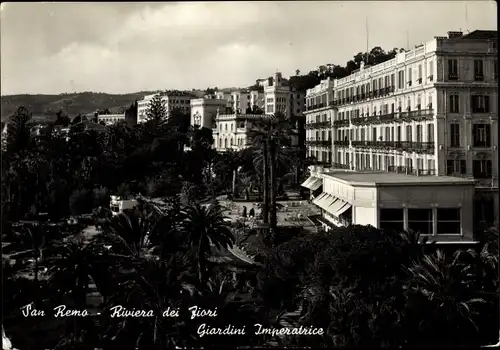 Ak Sanremo Ligurien, Giardini Imperatrice