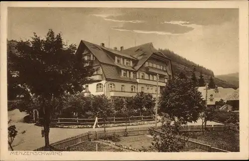Ak Menzenschwand St. Blasien im Südschwarzwald, Hotel Adler