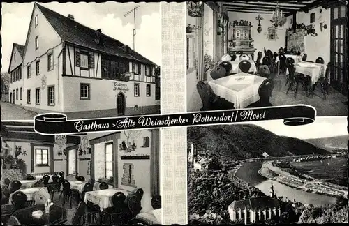 Ak Poltersdorf Mosel, Gasthaus Alte Weinschenke, Bes. Hermann Weber