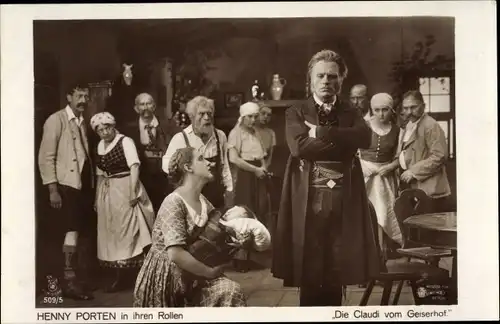 Ak Schauspielerin Henny Porten, Filmszene, Die Claudi vom Geiserhof, RPH 509 5