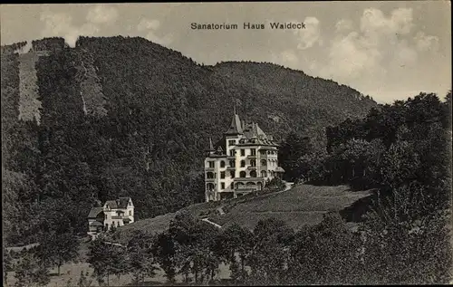 Ak Badenweiler Baden Württemberg, Sanatorium Haus Waldeck