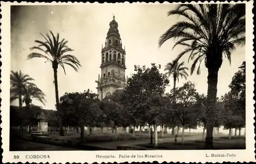 Ak Cordoba Andalusien Spanien, Mezquita, Patio de los Naranjos