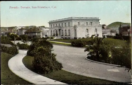 Ak San Francisco Kalifornien USA, Presidio Terrace