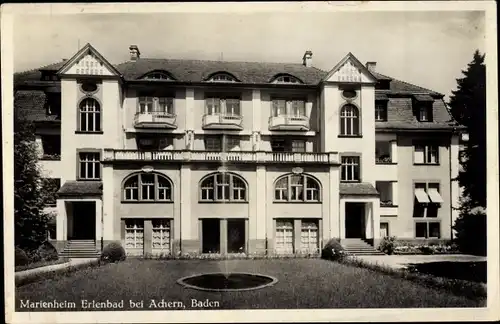 Ak Achern im Ortenaukreis Baden Württemberg, Marienheim Erlenbad