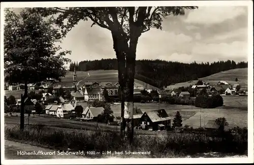 Ak Schönwald im Schwarzwald, Teilansicht
