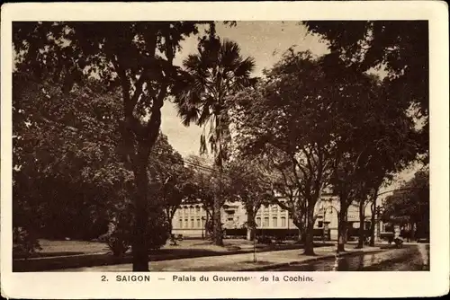 Ak Saigon Cochinchine Vietnam, Palais du Gouverneur