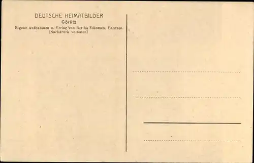 Ak Görlitz in der Lausitz, Rathaustreppe 