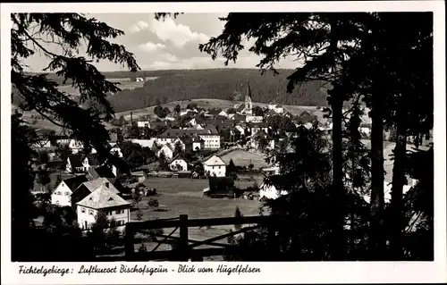 Ak Bischofsgrün im Fichtelgebirge, Blick vom Hügelfelsen