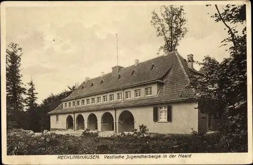 Ak Recklinghausen im Ruhrgebiet, Vestische Jugendherberge in der Haard