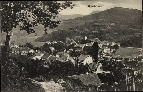 Ak Ottenhöfen im Schwarzwald, Panorama vom Ort