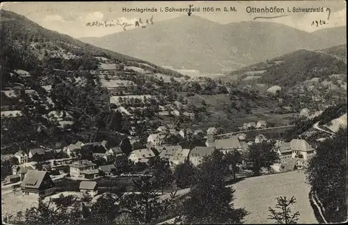 Ak Ottenhöfen im Schwarzwald, Panorama vom Ort