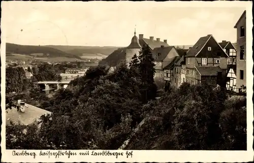 Ak Arnsberg im Sauerland, Kaiserpförtchen mit Hotel Landsberger Hof