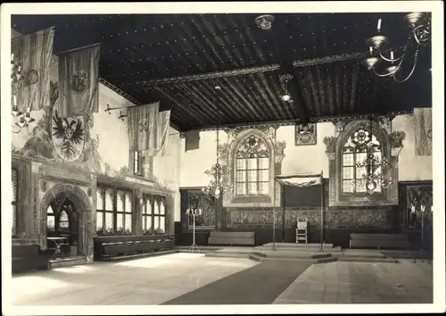 Foto Ak Regensburg an der Donau Oberpfalz, Kaisersaal