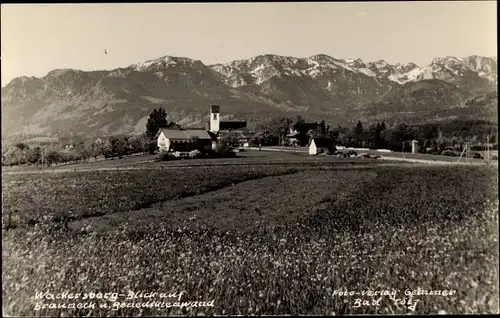 Ak Wackersberg Oberbayern, Brauneck, Benediktenwand