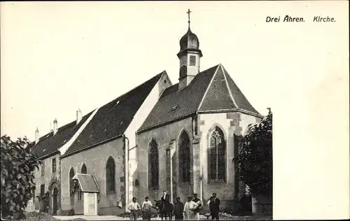 Ak Trois Épis Drei Ähren Elsass Haut Rhin, Kirche