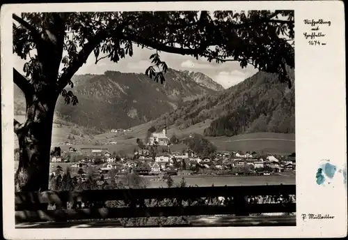 Ak Ruhpolding in Oberbayern, Gesamtansicht