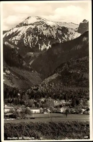 Ak Staudach, Teilansicht mit Hochgern