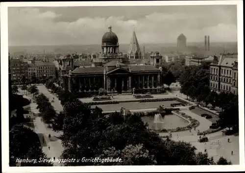 Ak Hamburg, Sievekingsplatz, Gerichtsgebäude