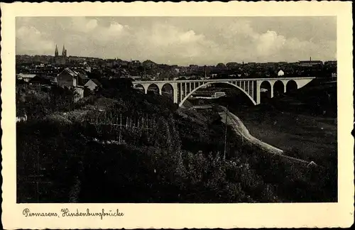 Ak Pirmasens am Pfälzerwald, Hindenburgbrücke