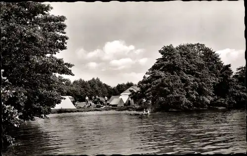 Ak Plön am See Schleswig Holstein, Campingplatz Spitzenort 