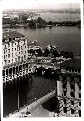 Foto Ak Hamburg, Die drei Alsterbecken